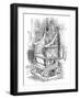 The Coronation Chair, Westminster Abbey, London, 1900-null-Framed Giclee Print