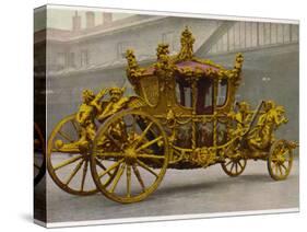 The Coronation Coach of the King or Queen of England-null-Stretched Canvas