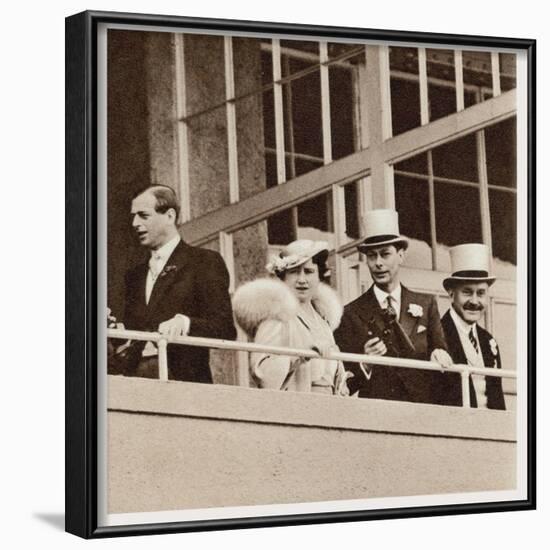 The Coronation Derby: Watching the Race from the Royal Box-null-Framed Photographic Print