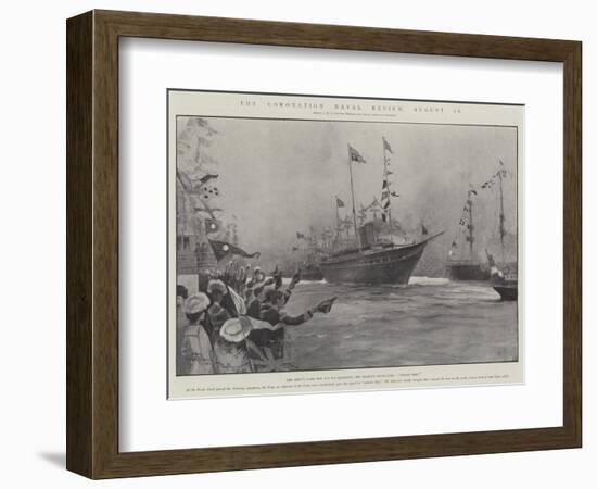 The Coronation Naval Review, 16 August-Henry Charles Seppings Wright-Framed Giclee Print