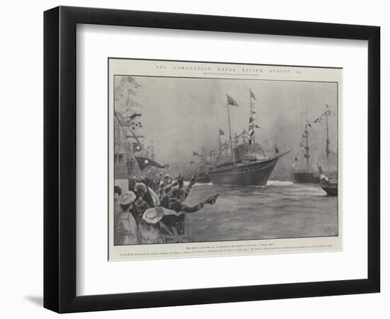 The Coronation Naval Review, 16 August-Henry Charles Seppings Wright-Framed Giclee Print