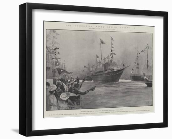 The Coronation Naval Review, 16 August-Henry Charles Seppings Wright-Framed Giclee Print