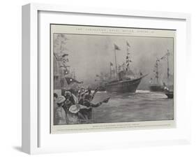 The Coronation Naval Review, 16 August-Henry Charles Seppings Wright-Framed Giclee Print