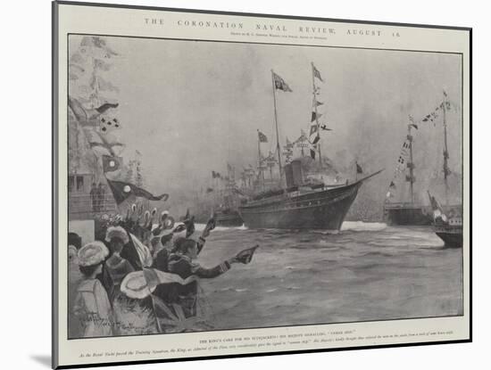 The Coronation Naval Review, 16 August-Henry Charles Seppings Wright-Mounted Giclee Print