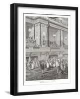 The Coronation Oath of King Louis XVI of France, 1775-Jean Michel the Younger Moreau-Framed Giclee Print