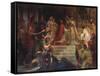 The Coronation of Charlemagne-Friedrich August Von Kaulbach-Framed Stretched Canvas