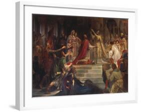 The Coronation of Charlemagne-Friedrich August Von Kaulbach-Framed Giclee Print