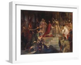 The Coronation of Charlemagne-Friedrich August Von Kaulbach-Framed Giclee Print