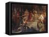 The Coronation of Charlemagne-Friedrich August Von Kaulbach-Framed Stretched Canvas