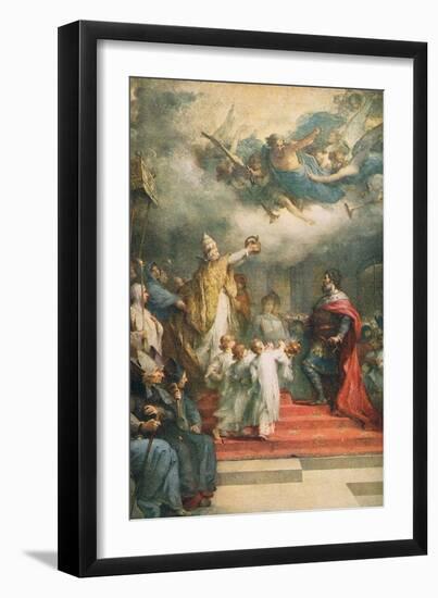 The Coronation of Charlemagne-Henri Leopold Levy-Framed Giclee Print