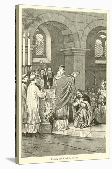 The Coronation of Charlemagne-Willem II Steelink-Stretched Canvas