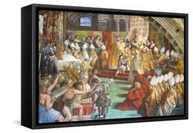 The Coronation of Charlemagne-null-Framed Stretched Canvas