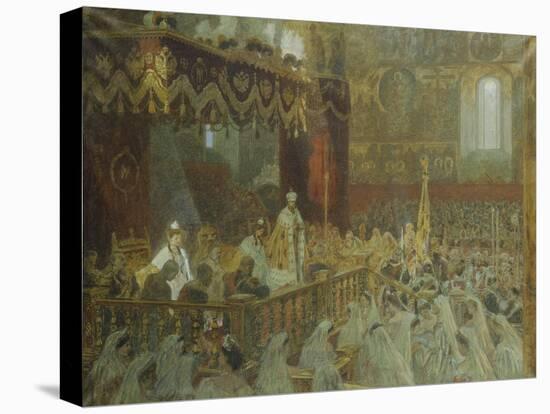 The Coronation of Czar Nicolas Ii-Laurits Regner Tuxen-Stretched Canvas