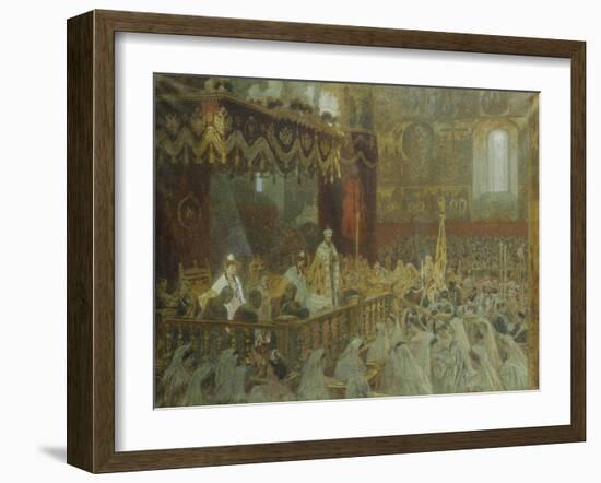 The Coronation of Czar Nicolas Ii-Laurits Regner Tuxen-Framed Giclee Print