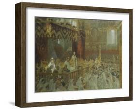 The Coronation of Czar Nicolas Ii-Laurits Regner Tuxen-Framed Giclee Print