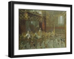 The Coronation of Czar Nicolas Ii-Laurits Regner Tuxen-Framed Giclee Print