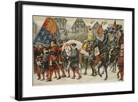 The Coronation of Edward VI-null-Framed Giclee Print