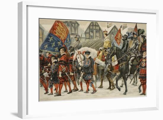 The Coronation of Edward VI-null-Framed Giclee Print