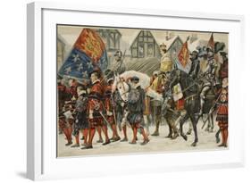 The Coronation of Edward VI-null-Framed Giclee Print