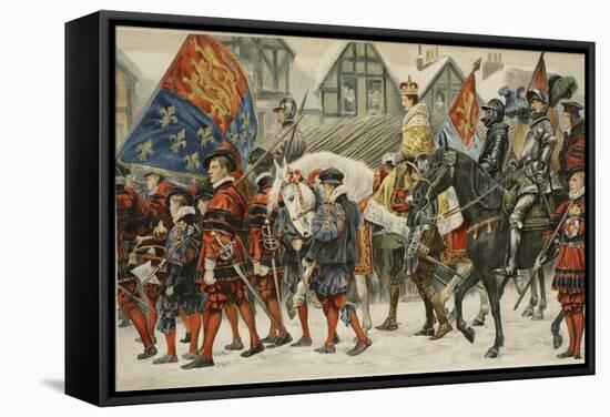 The Coronation of Edward VI-null-Framed Stretched Canvas