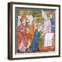 The Coronation of Emperor Charlemagne (742-814) by Pope Leo III (circa 750-816) at St. Peters-null-Framed Giclee Print