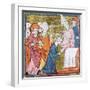 The Coronation of Emperor Charlemagne (742-814) by Pope Leo III (circa 750-816) at St. Peters-null-Framed Giclee Print