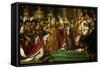 The Coronation of Emperor Napoleon I Bonaparte-Jacques-Louis David-Framed Stretched Canvas