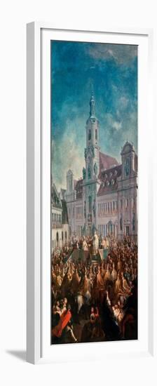 The Coronation of Empress Maria Theresa of Austria (1717-80) in Pressburg, 1768-Franz Messmer-Framed Premium Giclee Print