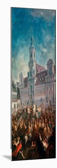 The Coronation of Empress Maria Theresa of Austria (1717-80) in Pressburg, 1768-Franz Messmer-Mounted Premium Giclee Print