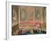 The Coronation of George IV in Westminster Abbey-Frederick Christian Lewis-Framed Giclee Print