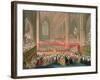 The Coronation of George IV in Westminster Abbey-Frederick Christian Lewis-Framed Giclee Print