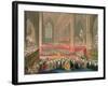 The Coronation of George IV in Westminster Abbey-Frederick Christian Lewis-Framed Giclee Print