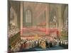 The Coronation of George IV in Westminster Abbey-Frederick Christian Lewis-Mounted Giclee Print