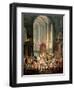 The Coronation of Joseph II (1741-90) as Emperor of Germany in Frankfurt Cathedral, 1764-Martin van Meytens-Framed Giclee Print