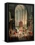 The Coronation of Joseph II (1741-90) as Emperor of Germany in Frankfurt Cathedral, 1764-Martin van Meytens-Framed Stretched Canvas