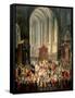 The Coronation of Joseph II (1741-90) as Emperor of Germany in Frankfurt Cathedral, 1764-Martin van Meytens-Framed Stretched Canvas