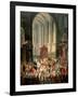 The Coronation of Joseph II (1741-90) as Emperor of Germany in Frankfurt Cathedral, 1764-Martin van Meytens-Framed Giclee Print