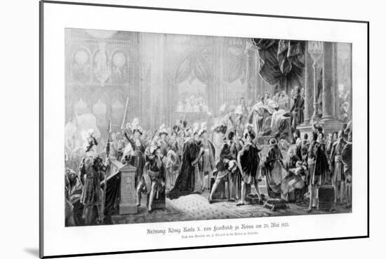 The Coronation of King Charles X of France, Reims, 20 May 1825-null-Mounted Giclee Print