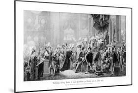 The Coronation of King Charles X of France, Reims, 20 May 1825-null-Mounted Giclee Print