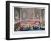 The Coronation of King George IV in Westminster Abbey, London, 19th July, 1821-Frederick Christian Lewis-Framed Giclee Print