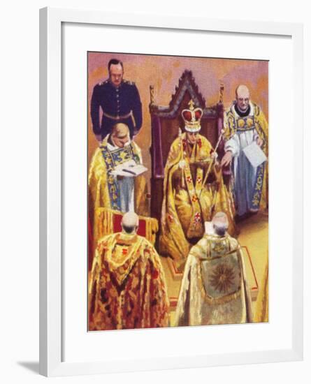 The Coronation of King George VI (1895-195), 12 May, 1937-null-Framed Giclee Print