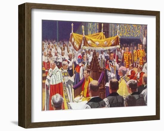 The Coronation of King George VI (1895-195), 12 May 1937-null-Framed Giclee Print