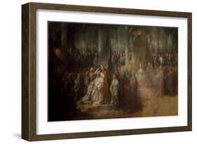 The Coronation of King Gustav III of Sweden, 1782-1793-Carl Gustaf Pilo-Framed Giclee Print