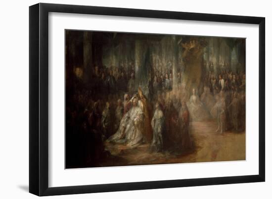 The Coronation of King Gustav III of Sweden, 1782-1793-Carl Gustaf Pilo-Framed Giclee Print