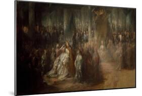 The Coronation of King Gustav III of Sweden, 1782-1793-Carl Gustaf Pilo-Mounted Giclee Print