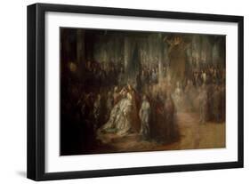 The Coronation of King Gustav III of Sweden, 1782-1793-Carl Gustaf Pilo-Framed Premium Giclee Print