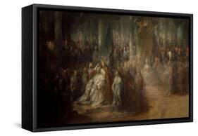 The Coronation of King Gustav III of Sweden, 1782-1793-Carl Gustaf Pilo-Framed Stretched Canvas