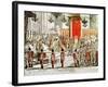 The Coronation of Leopold II (1747-92) at Bratislava in 1790-null-Framed Giclee Print