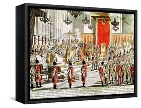 The Coronation of Leopold II (1747-92) at Bratislava in 1790-null-Framed Stretched Canvas