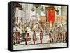 The Coronation of Leopold II (1747-92) at Bratislava in 1790-null-Framed Stretched Canvas